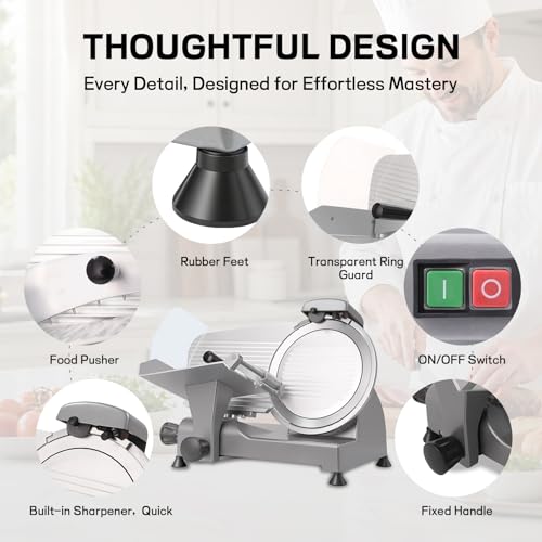 10" Commercial Meat Slicer Machine