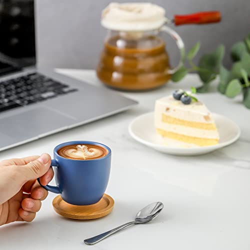 Espresso Cups and Saucers Set of 6 (6 Count)