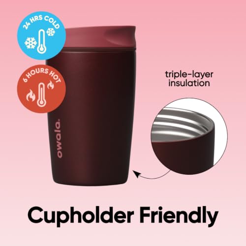 SmoothSip Slider Insulated Stainless Steel Coffee Tumbler