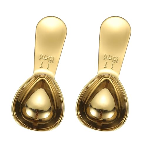 2Pcs Stainless Steel Coffee Scoop (2 Count)