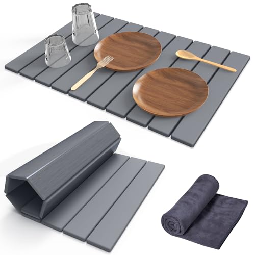 Stone Dish Drying Mat for Kitchen Counter