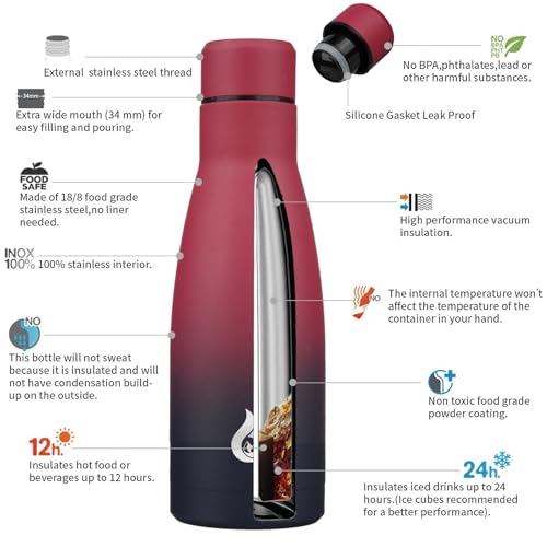 12 oz Small Water Bottle