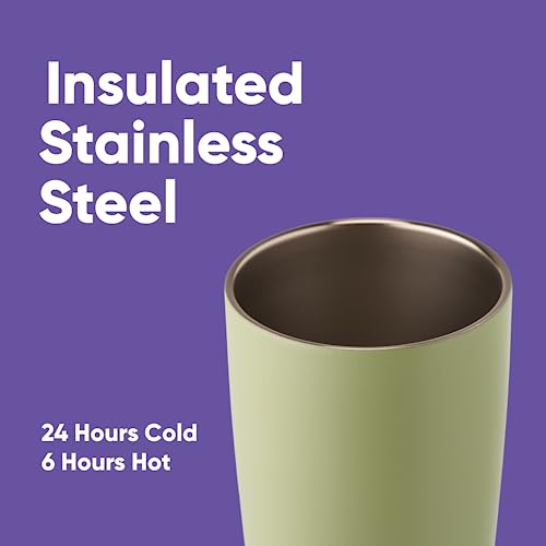 SmoothSip Insulated Travel Coffee Cup 20 oz Hip Cactus