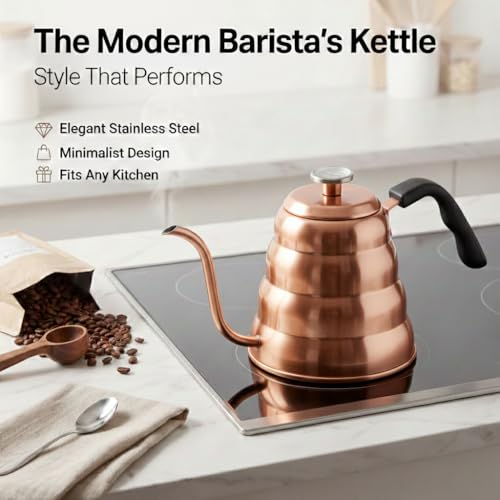 Gooseneck Kettle with Thermometer