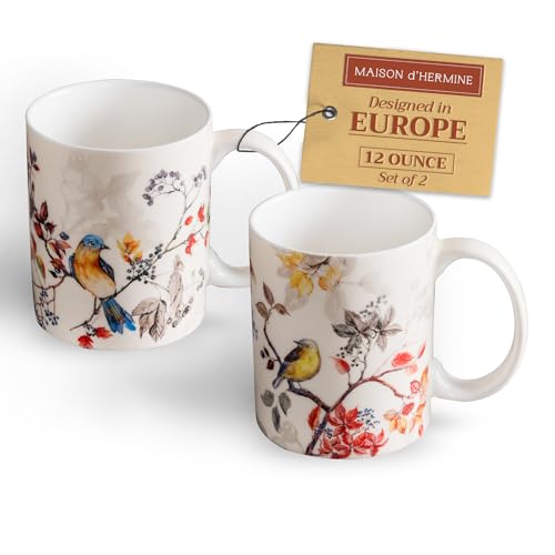 Coffee Mug with Handles Tea Cups (2 Count)
