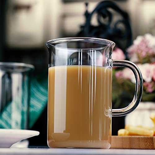 Glass Coffee Mugs (2 Count)