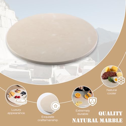 11 Inch Marble Round Cutting Board for Kitchen Countertop