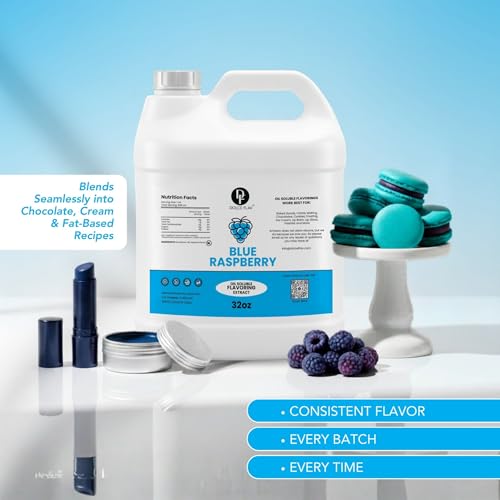 Blue Raspberry Flavoring Oil 32 oz (32 Fl Oz)