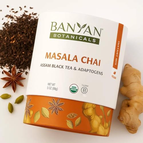 Masala Chai Organic Tea with Assam Black Tea (3 Ounce)