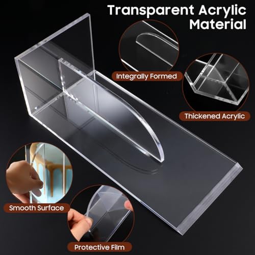 Acrylic Cake Smoother Scraper