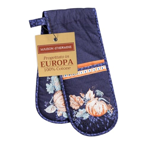 Double Oven Mitts 100% Cotton Double Oven Glove