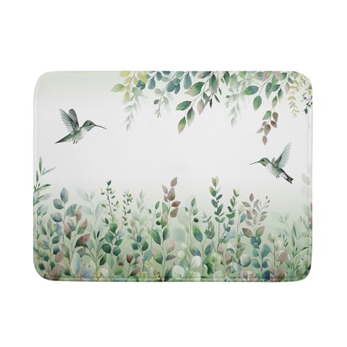 Hummingbird Dish Drying Mat for Kitchen Countertop