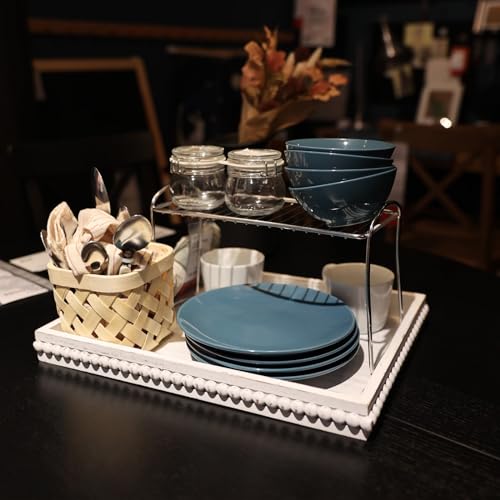 Wood Decorative Coffee Table Serving Tray