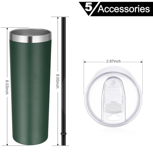 Stainless Steel Tumblers Bulk 6 Pack (6 Count)