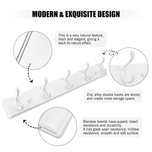 Heavy Duty Wooden Coat Rack