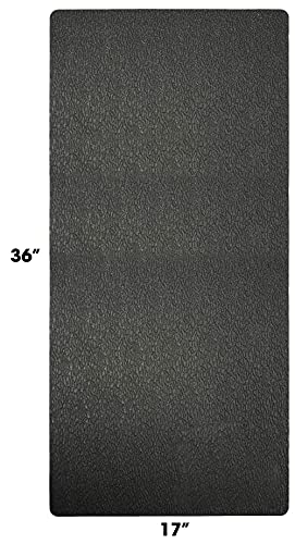 Stay-in-Place Machine Mat - 17" x 36" - Calms Vibration and Dampens Noise