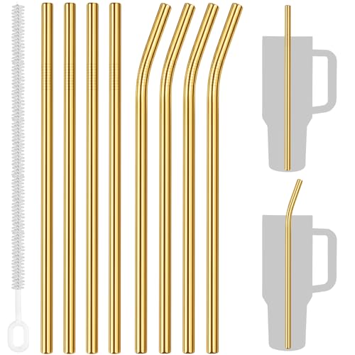 8PCS Stainless Steel Straws Fit for 40oz Stanley Tumblers (8 Count)