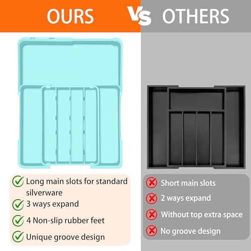 Expandable Silverware Drawer Organizer