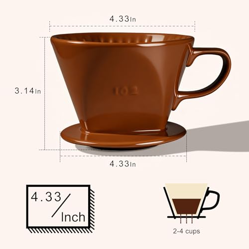 Handmade Pour Over Ceramic Coffee Dripper