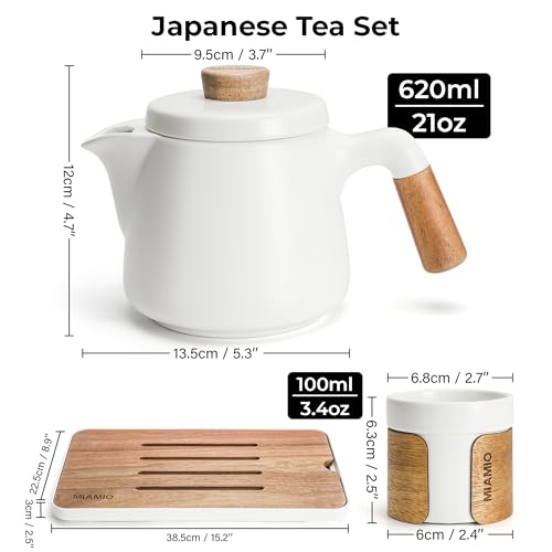 Japanese Chinese Tea Set 6 x 3.4 oz