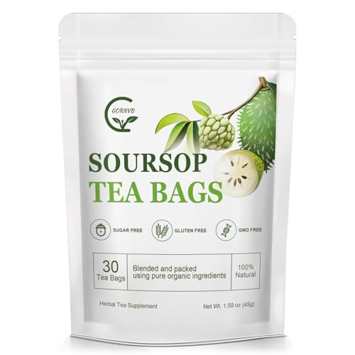 Organic Soursop Leaf Tea Bags (30 Count)