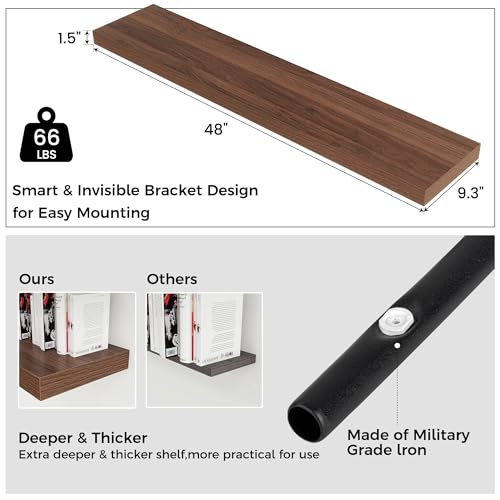 Floating Shelves for Wall (2 Count)