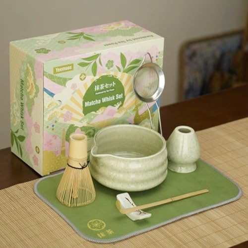 Yeemous 7 Pcs Matcha Whisk Set (7 Count)