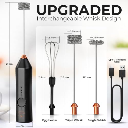 Rechargeable Milk Frother Handheld