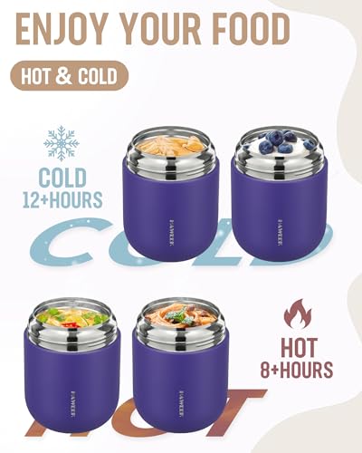 16oz Insulated Food Jar with Spoon