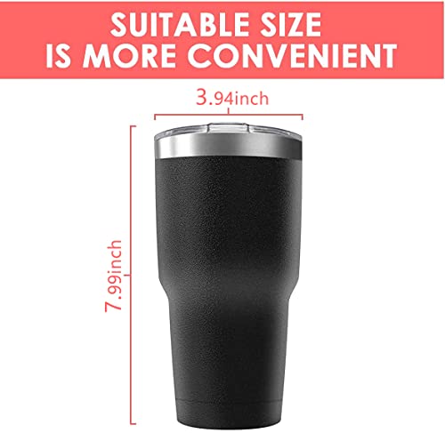 30oz Stainless Steel Travel Mug with Lid (8 Count)