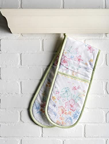 Double Oven Mitts 100% Cotton Double Oven Glove