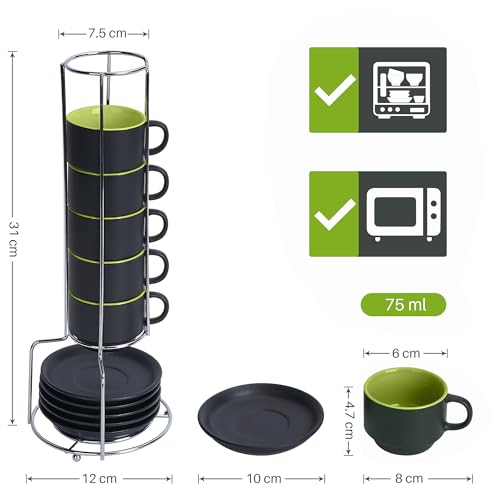 6 Espresso Cups (6 Count)