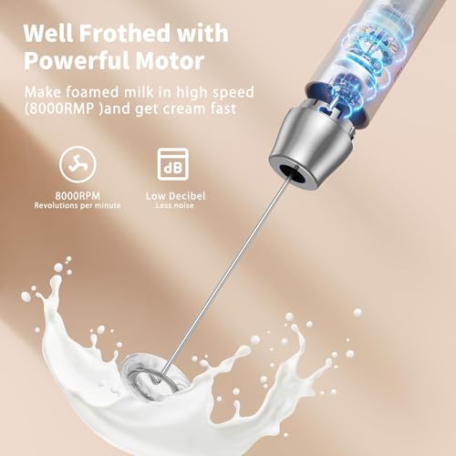 LunaFro Rechargeable Milk Frother
