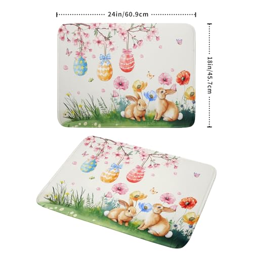 Easter Bunny Dish Drying Mat