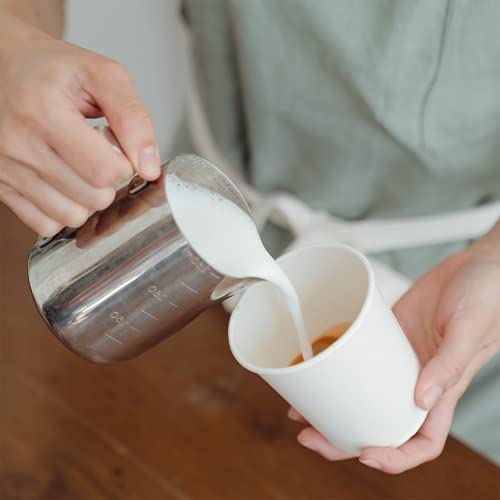 White Disposable Paper Coffee Cups (100 Count)
