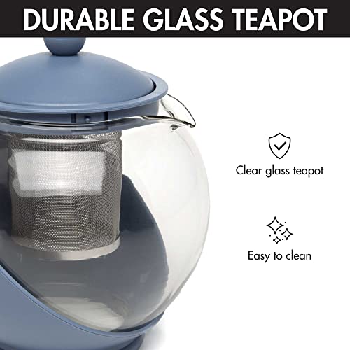 Half Moon Teapot with Removable Infuser