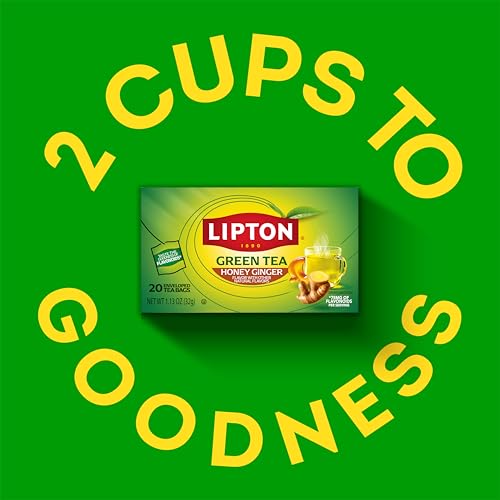 Honey Ginger Green Tea Bags 20 (20 Count)