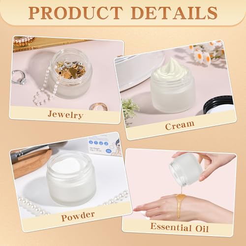 Glass Jars with Lids (24 Count)