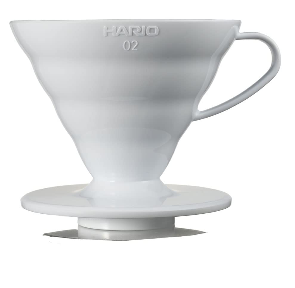 VDR-02-W V60 Transparent Dripper 02 White, For 1-4 Cups, Coffee, Hand Drip, Made in Japan