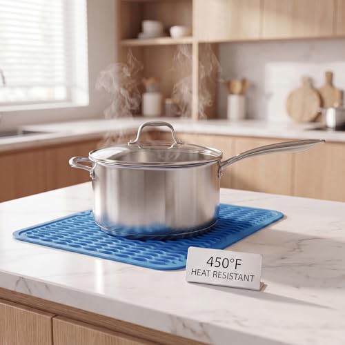 Silicone Dish Drying Mat for Multiple Usage