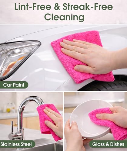 Microfiber Cleaning Cloth Roll (100 Count)