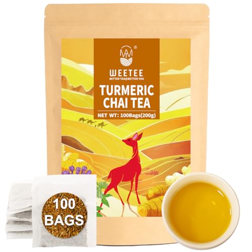 Turmeric Chai Tea Bags 100 Count