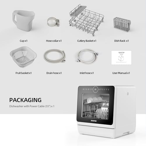 Countertop Dishwasher Water Tank 10 Programs Baby Care Mode Hot Air Drying