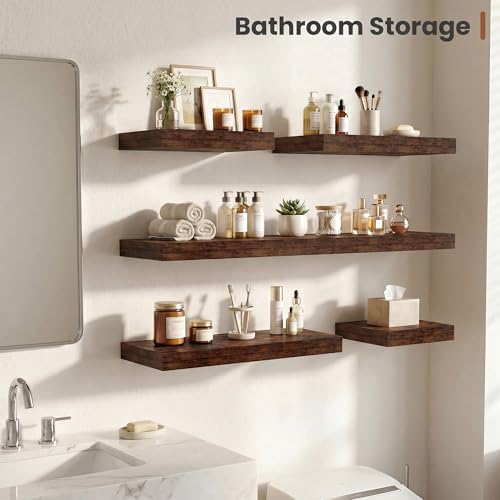 Deep Floating Shelves 36x12” Set of 2 (2 Count)