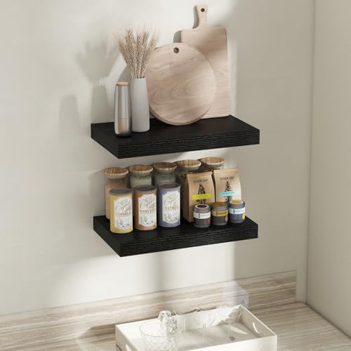 12 Inch Deep Floating Shelves for Wall (2 Count)