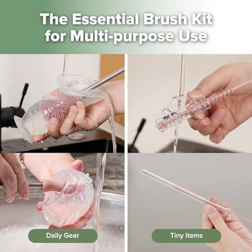 Silicone Cleaning Brush Kit