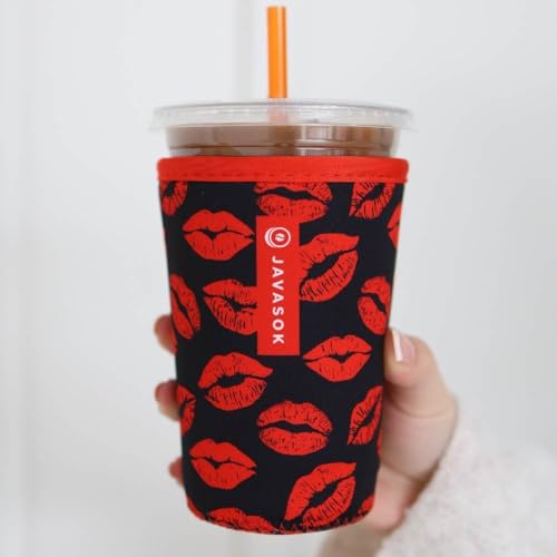 JavaSok Iced Coffee & Cold Soda Insulated Neoprene Cup Sleeve
