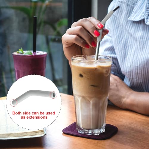 6Pcs Metal Straw Silicone Tips 5
