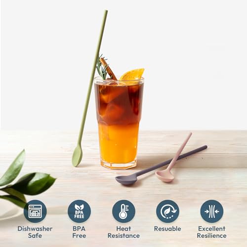 9.9" Silicone coffee stirrer
