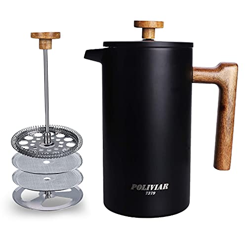 POLIVIAR French Press Coffee Maker